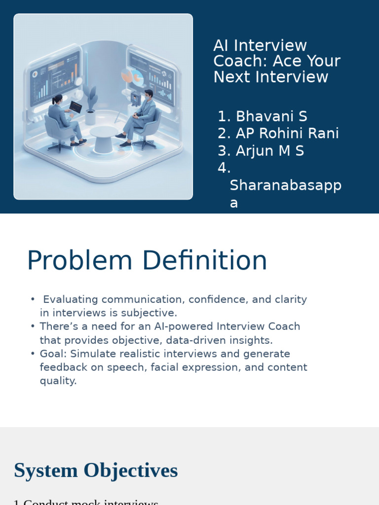 Presentation - AI Interview Coach | PDF