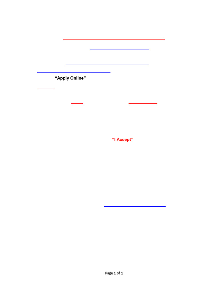 NUML Online Application Guidelines | PDF