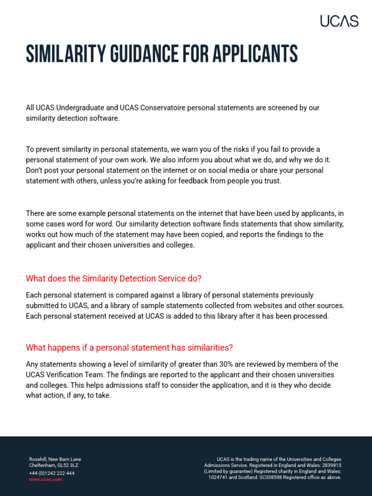 Similarity Guidance for Applicants | PDF