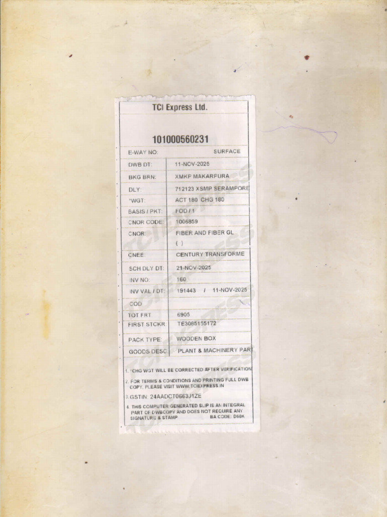 Tci Express LR 11.11.25 3 | PDF