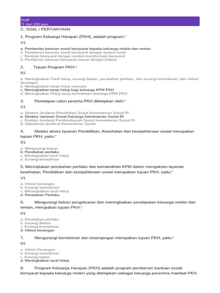 Panduan Program Keluarga Harapan (PKH) | PDF
