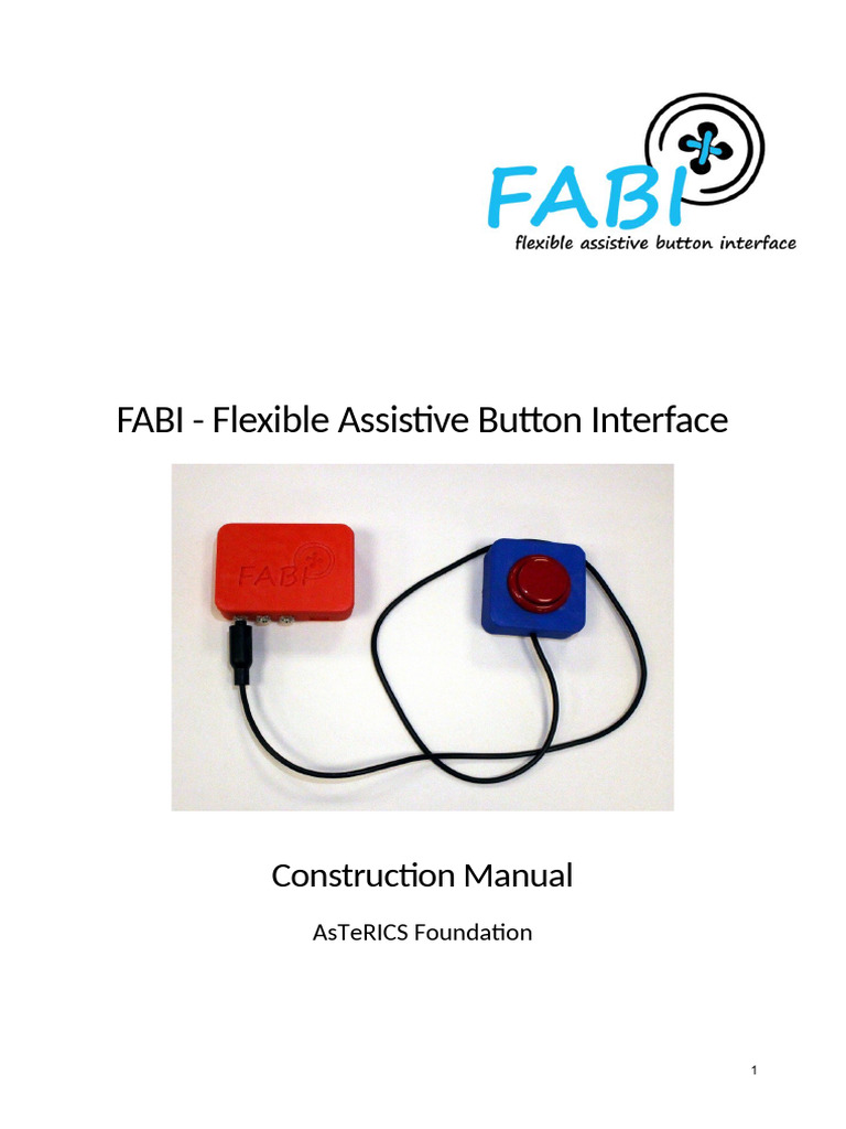 FABI ConstructionManual | PDF | Electrical Connector | Computer Keyboard