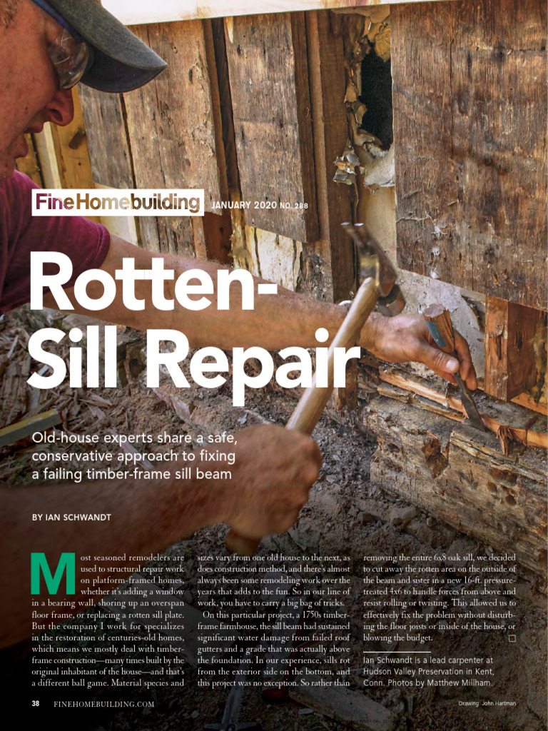Timber Frame Sill Beam Repair Guide | PDF | Framing (Construction) | Lumber