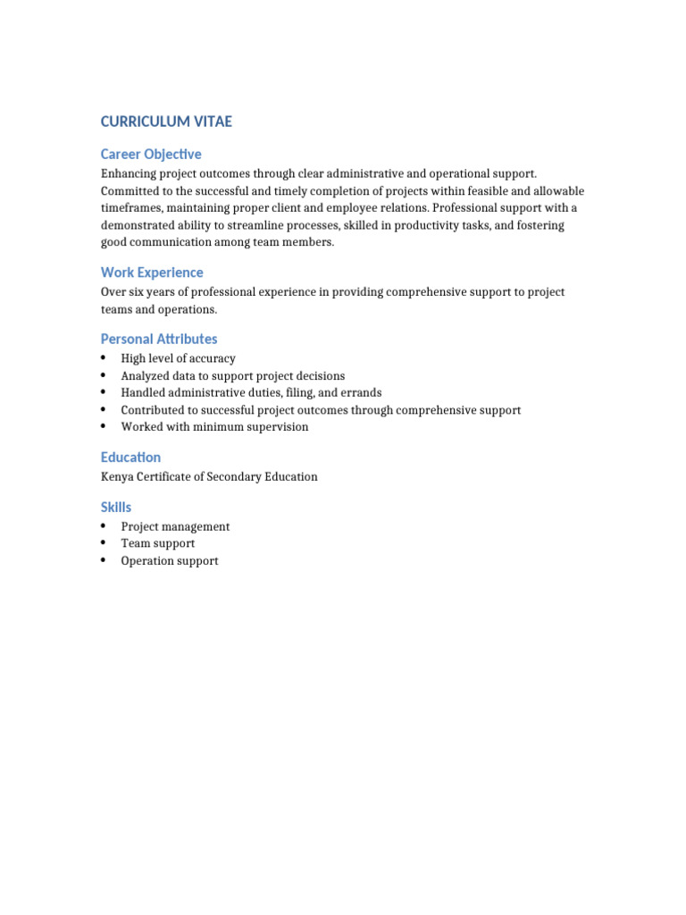 Simple CV | PDF