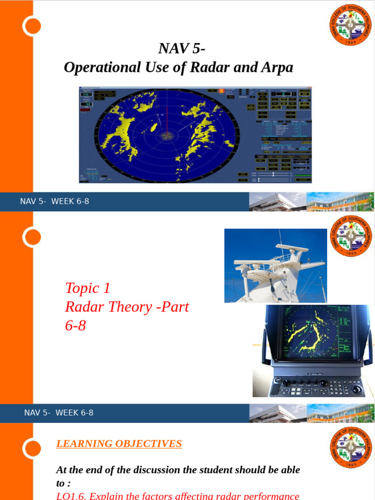 Radar Performance Factors Explained | PDF | Radar | Telecommunications ...