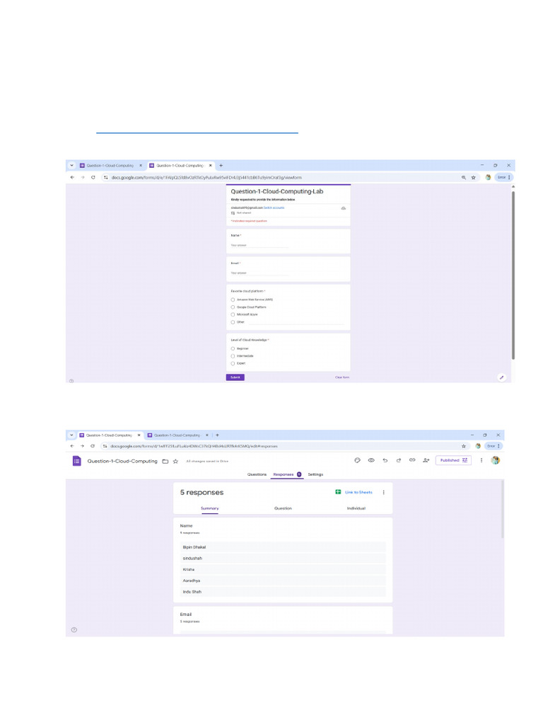 Google Form & Classroom Guide | PDF | Computing