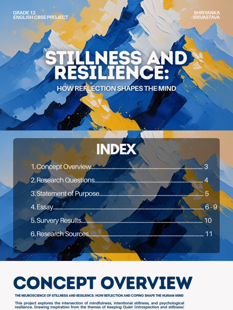 Mindfulness and Resilience in Introspection | PDF | Psychological ...