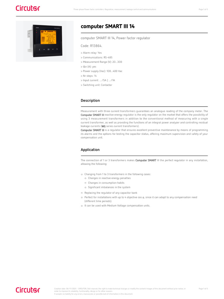 Md22 Computer Smart III r13864 en | PDF | Power Supply | Capacitor
