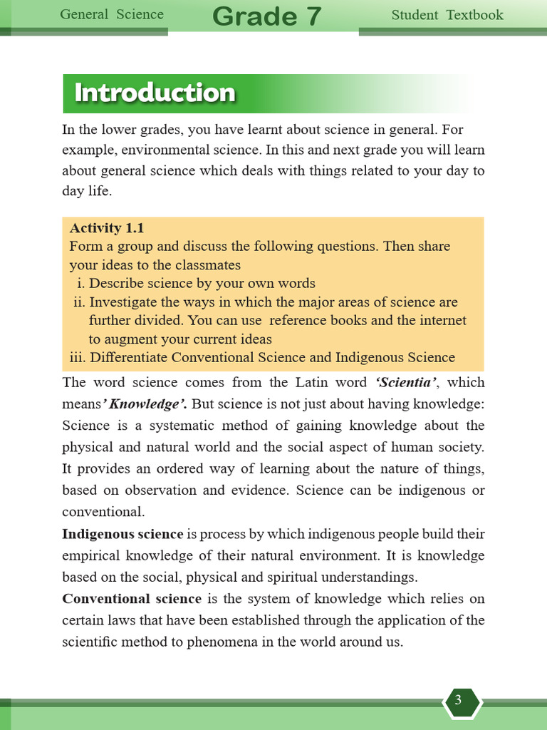 Grade 7 General Science Textbook | PDF | Science | Laboratories