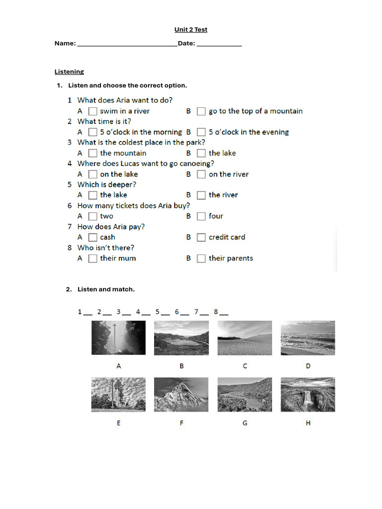 Unit 2 Test 5 Ep | PDF