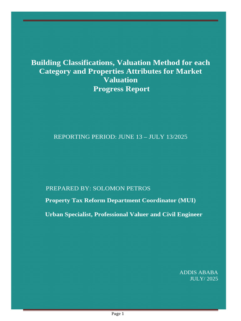 Building Classification Progress Report | PDF | Building | Apartment