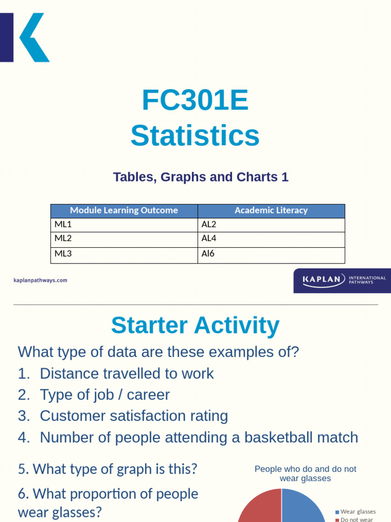 Data Visualization: Charts & Tables Guide | PDF | Microsoft Excel | Pie ...