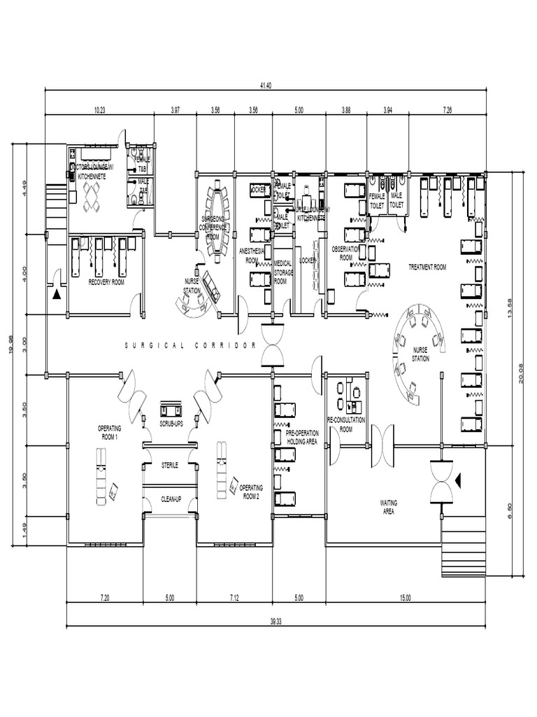 Surgical Facility Layout Overview | PDF | Surgery | Clinical Medicine