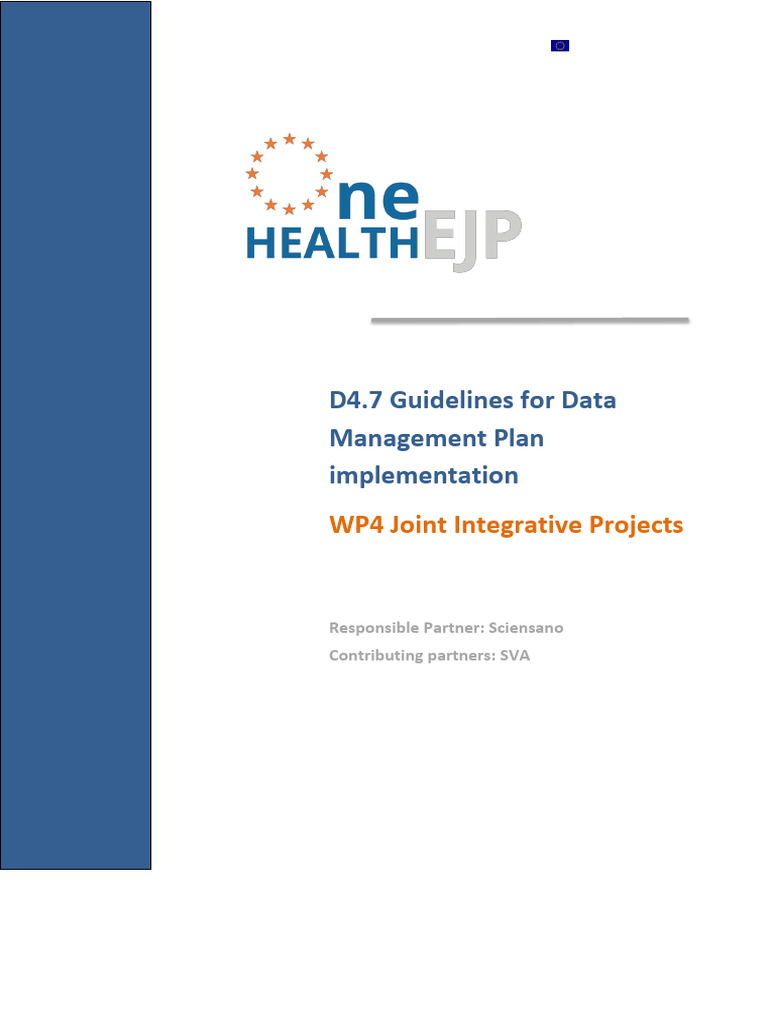 D4.7 Guidelines For DMP Implementation | PDF | Metadata | Data