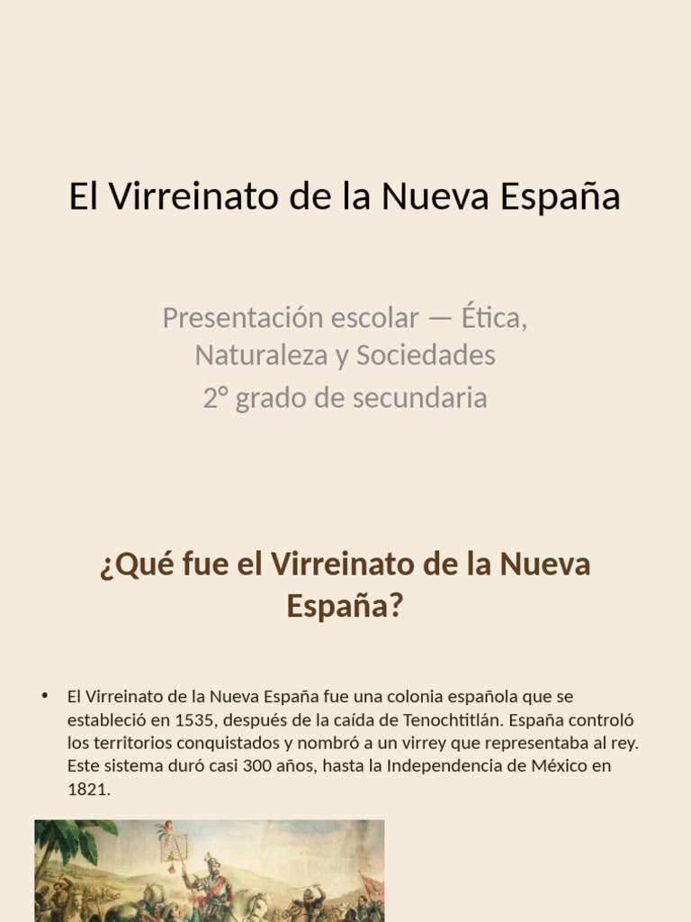Historia del Virreinato de Nueva España | PDF