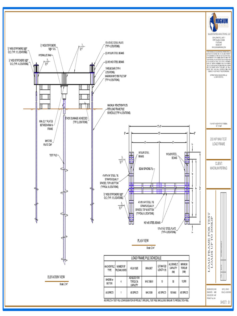 100 T Load Frame | PDF