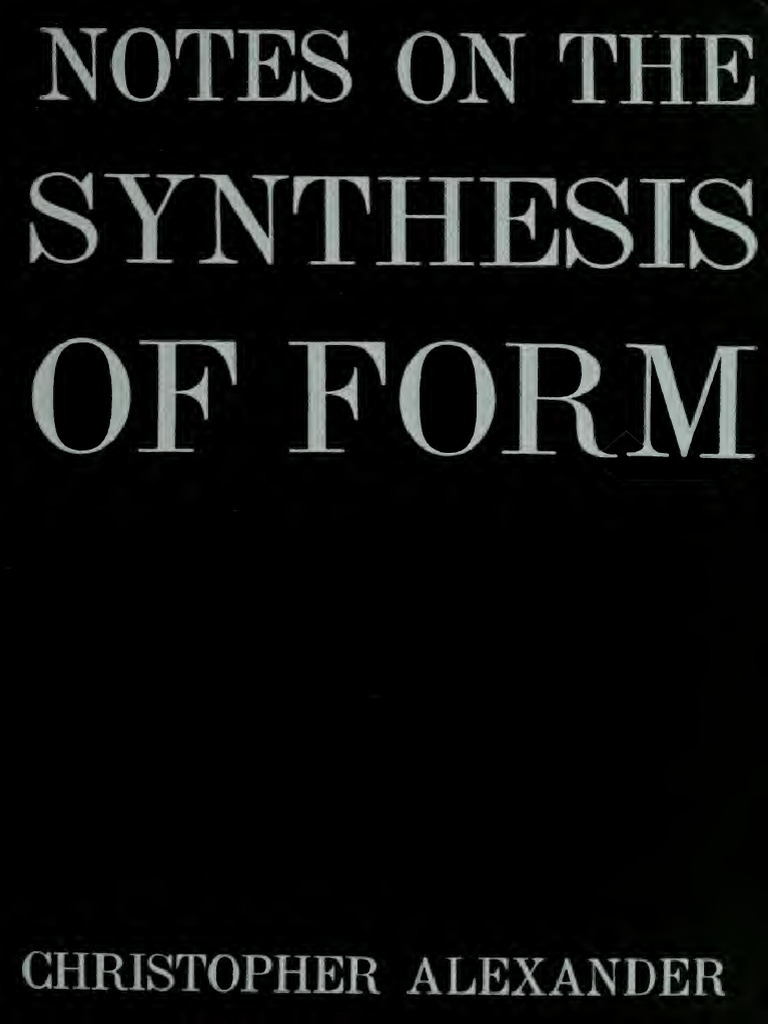 Christopher Alexander's Design Synthesis | PDF | Logic | Deductive ...