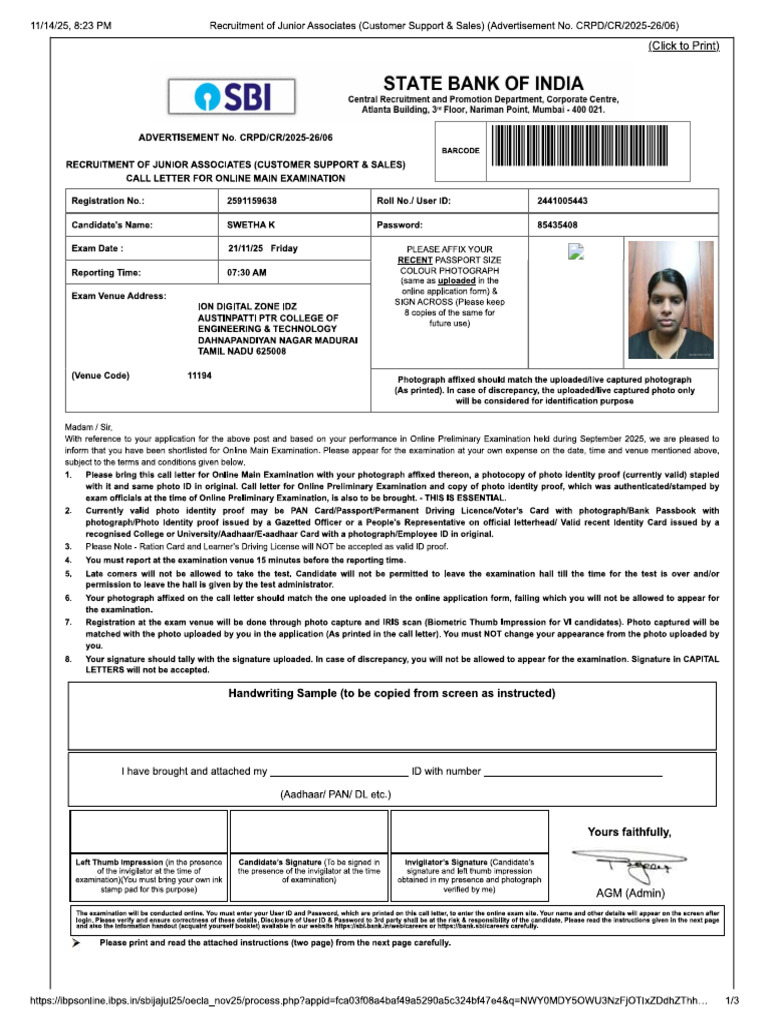 Sbi Mains | PDF