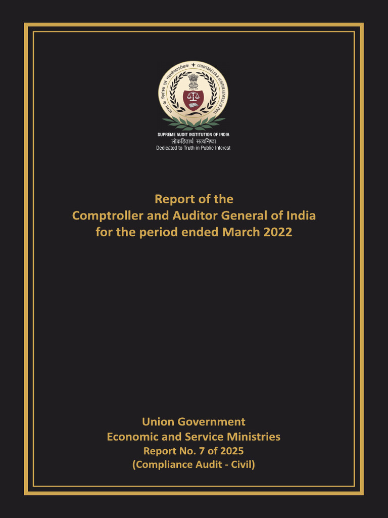 CAG India Compliance Audit Report 2022 | PDF | Audit