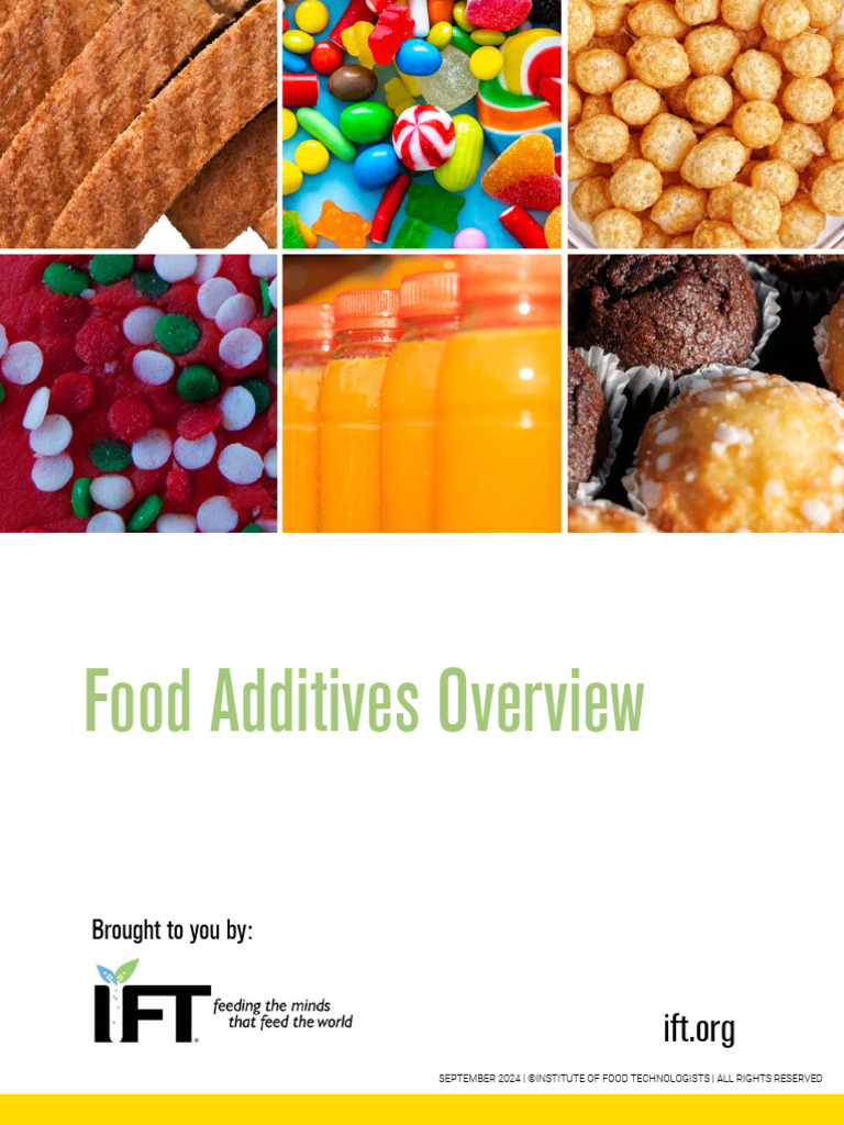 IFT Additives Overview | PDF | Trans Fat | Fat
