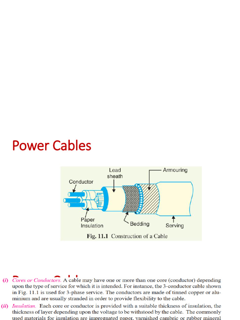 Comprehensive Guide to Power Cables | PDF | Electric Power Transmission ...