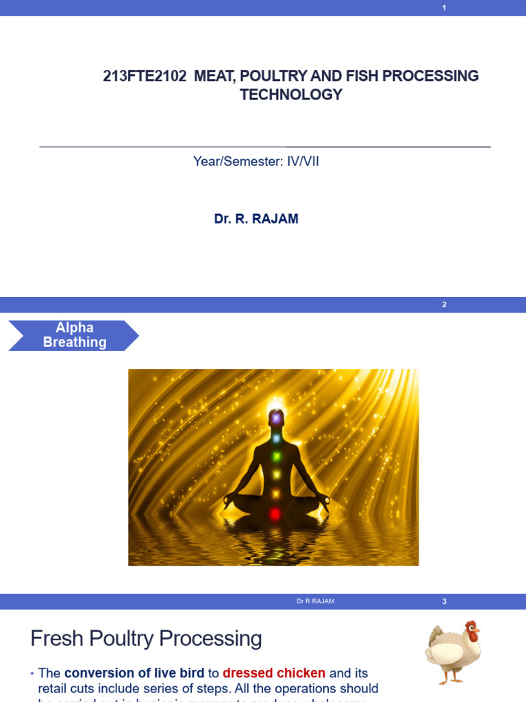 Poultry Processing Technology Guide | PDF | Animal Slaughter | Poultry
