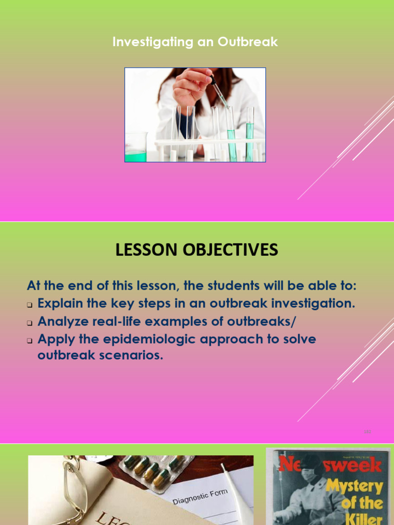 17 Outbreak Investigation | PDF | Epidemiology | Epidemics