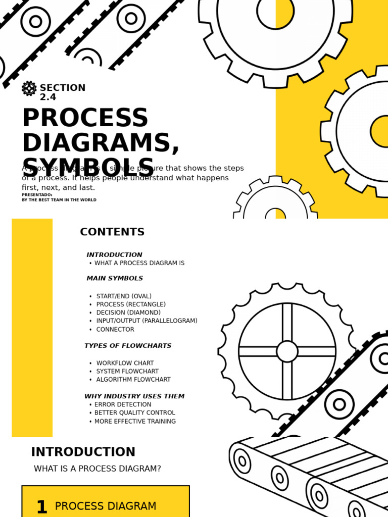 Process Diagrams, Symbols | PDF