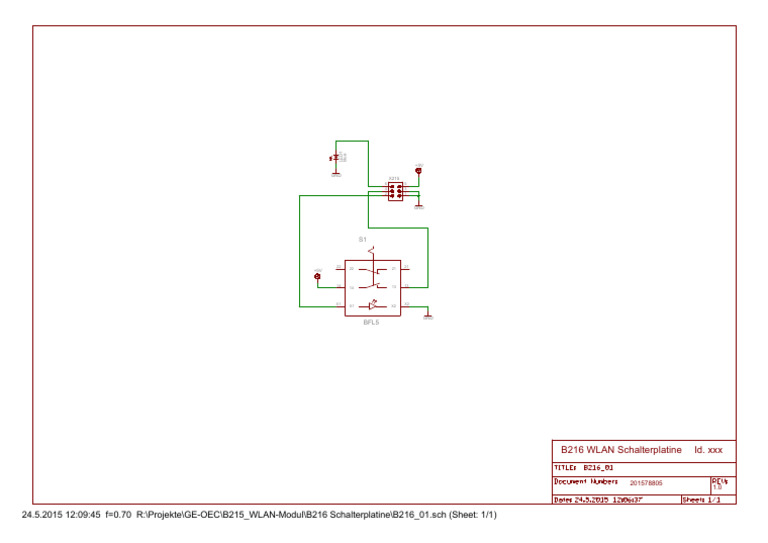 B216 WLAN Switch Board Schematic | PDF