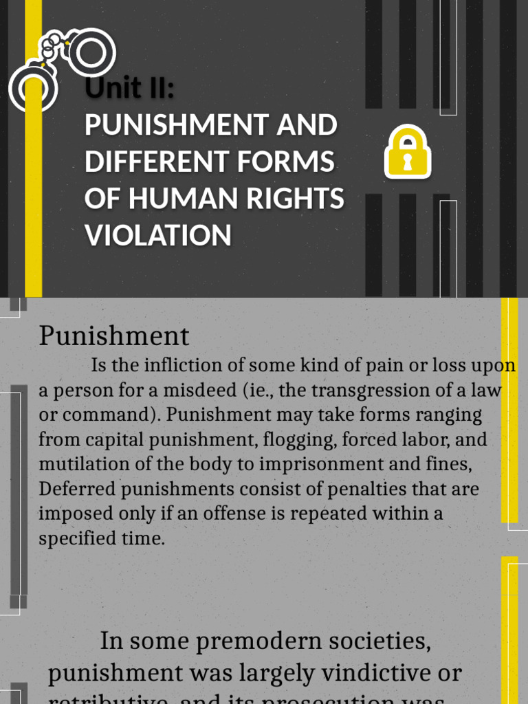Unit-II | PDF | Punishments | Crimes