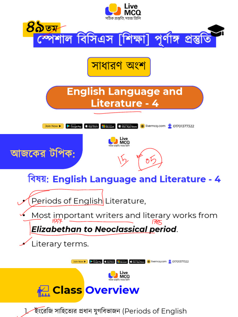 English Literature Periods & Key Writers | PDF | William Shakespeare ...