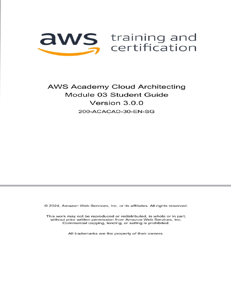 Aws Cloud Architecting Security Access | PDF