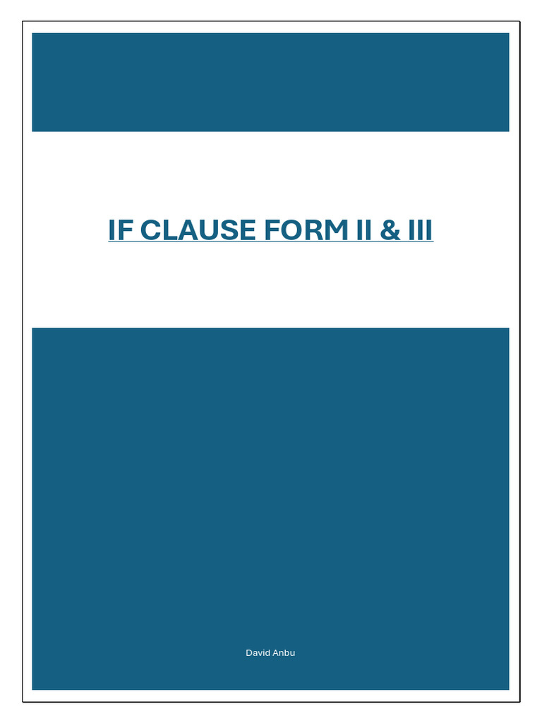 IF FORM II & III (2) | PDF
