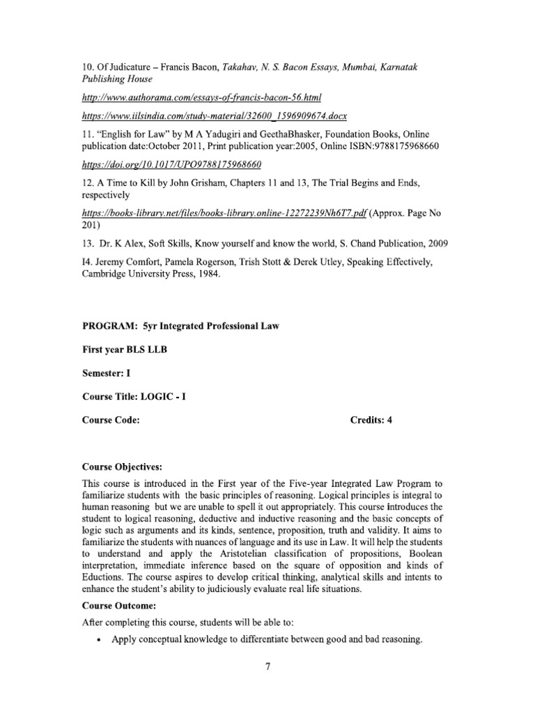 Logic - 1 | PDF