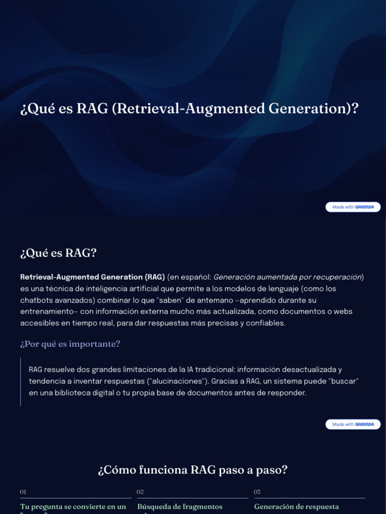 Generación Aumentada por Recuperación (RAG) | PDF | Inteligencia ...