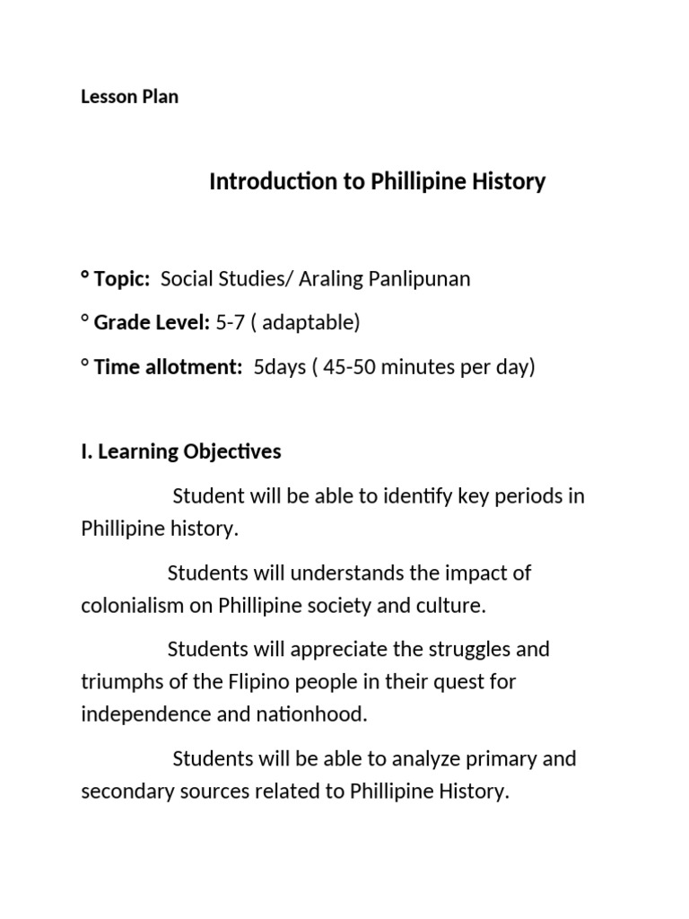 Lesson Plan-WPS Office | PDF | Philippines