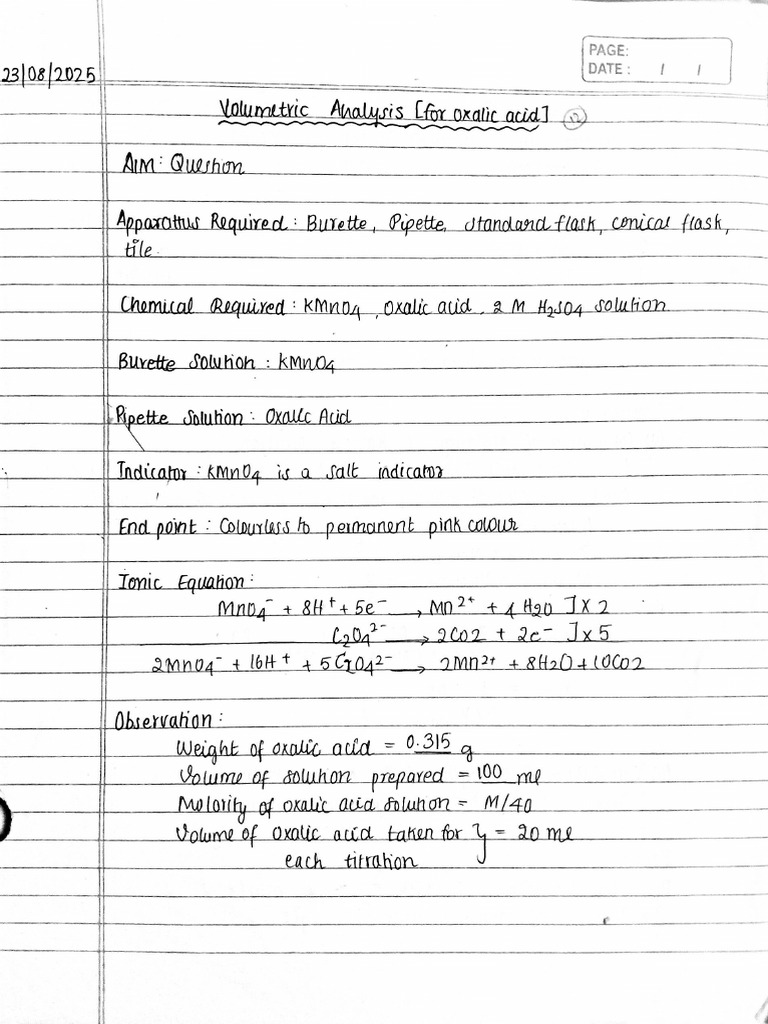 Volumetric Analysis 14-Nov-2025 21-35-13 | PDF