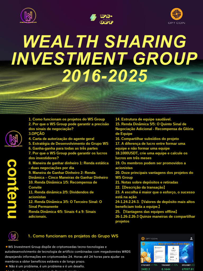 Estratégias de Investimento do WS Group | PDF | Lavagem de dinheiro ...