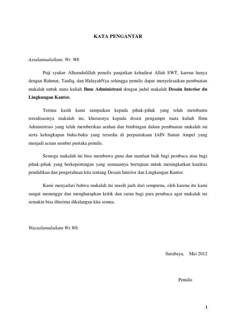  makalah  desain  interior  lingkungan kantor