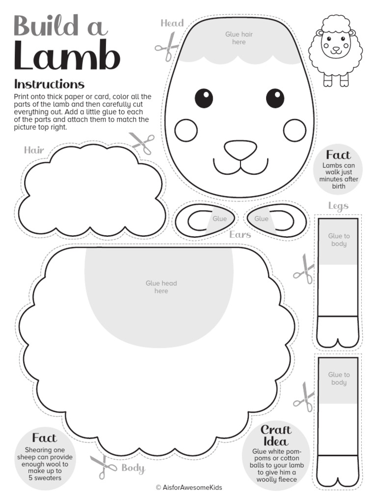 Lamb CutandPaste USLetter | PDF