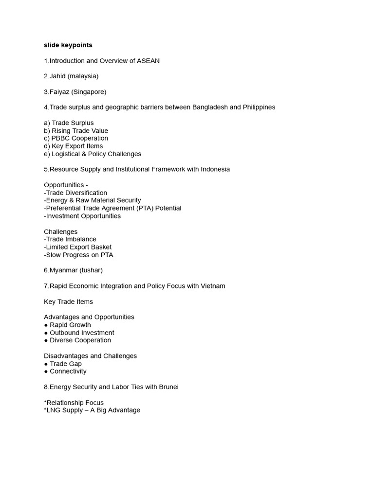 Slide Keypoints | PDF