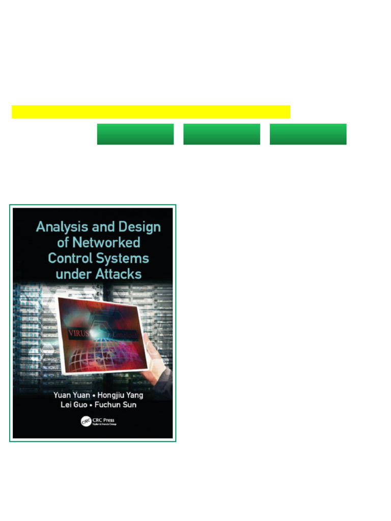Analysis and design of networked control systems under attacks First ...