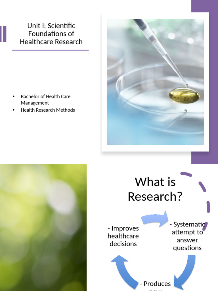 Foundations of Healthcare Research | PDF | Qualitative Research ...
