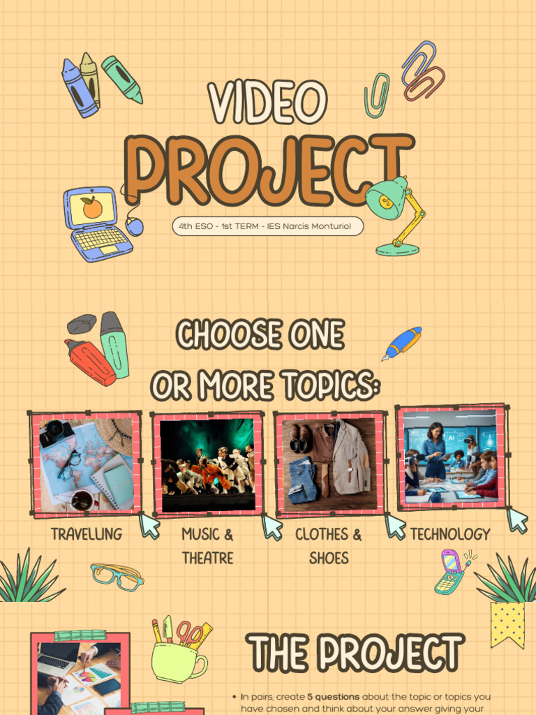 Video Project 4th ESO | PDF