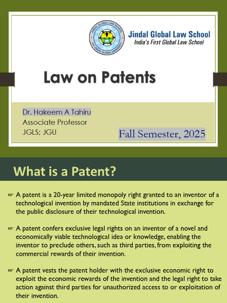 Overview of Patent Law Evolution | PDF | Patent | Prior Art