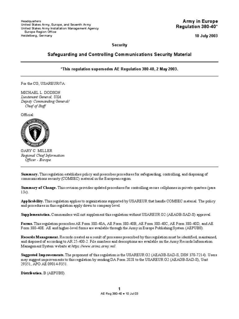 Ar 11-11  Classified Information  Secure Communication Intended For Dd Form 2501 Courier Authorization Card Template