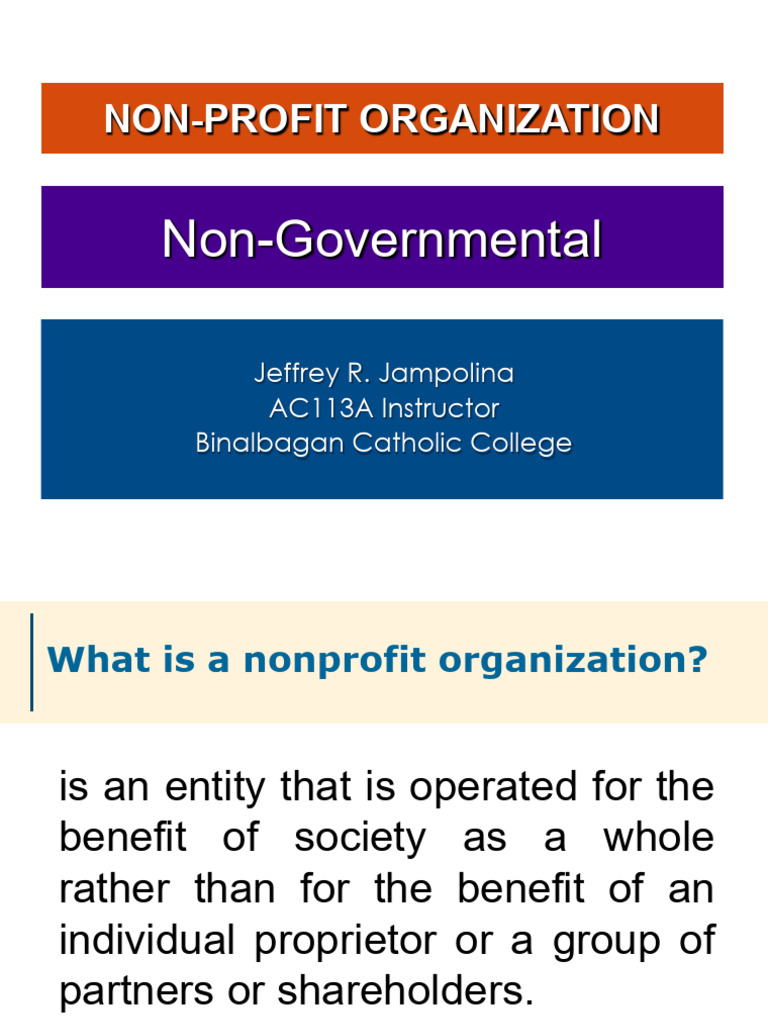 Curated visual reference: Understanding Nonprofit Organization Accounting Pdf Photo Inspiration