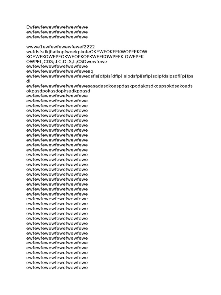 Document with Repeated Content | PDF