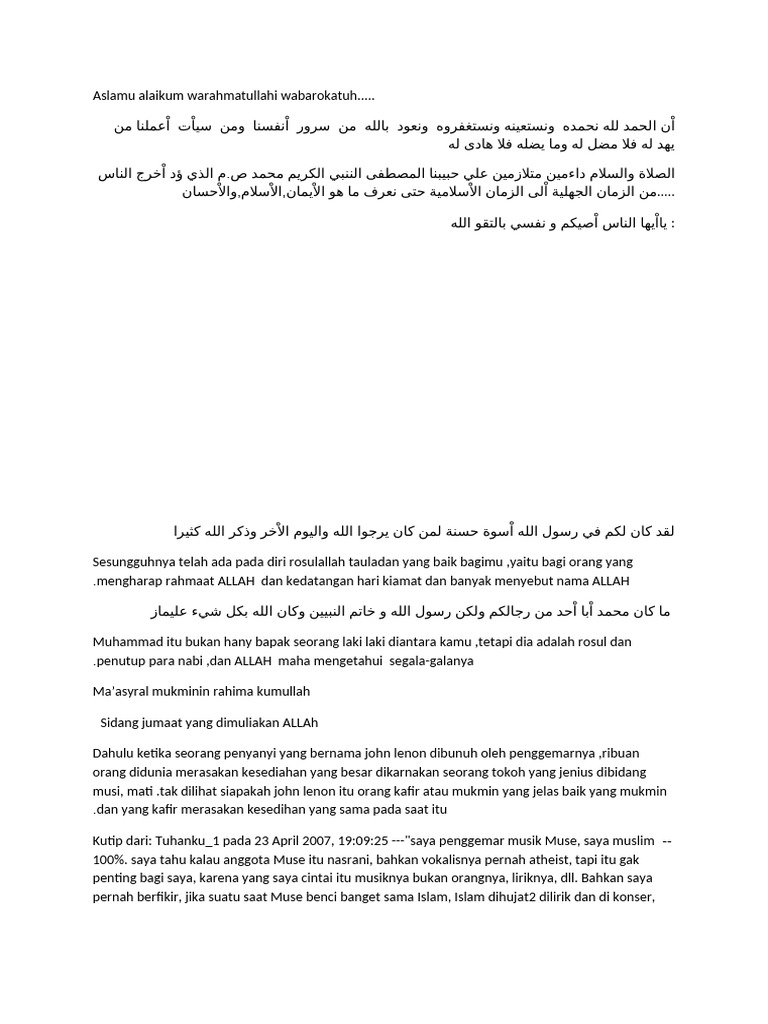 Idola Sejati: Meneladani Rasulullah | PDF