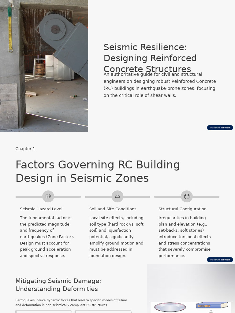 Seismic Design of Reinforced Concrete Structures | PDF | Earthquakes ...